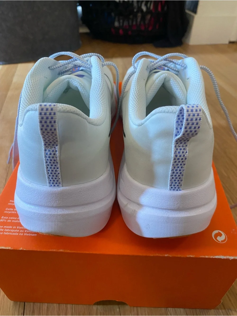 NEW Nike Downshifter 12 Womens Summit White Obsidian Lime Blast